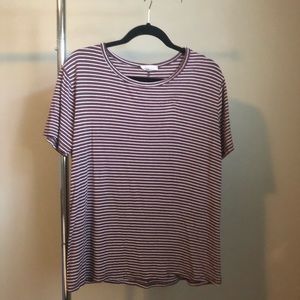 Cedar & Gold Stripe Tee